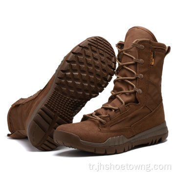 Mens Army Combat Boot Yürüyüş Botları